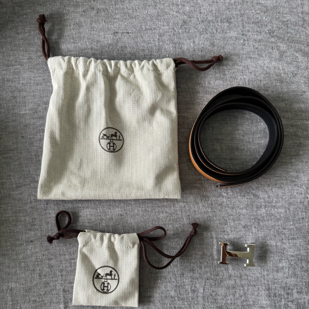 Hermes Reversible Leather Strap